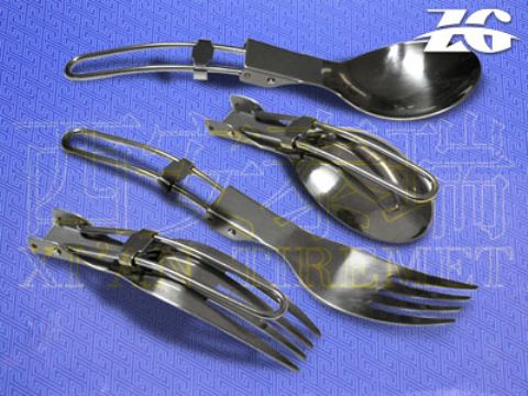 Titanium Folding Fork Spoon